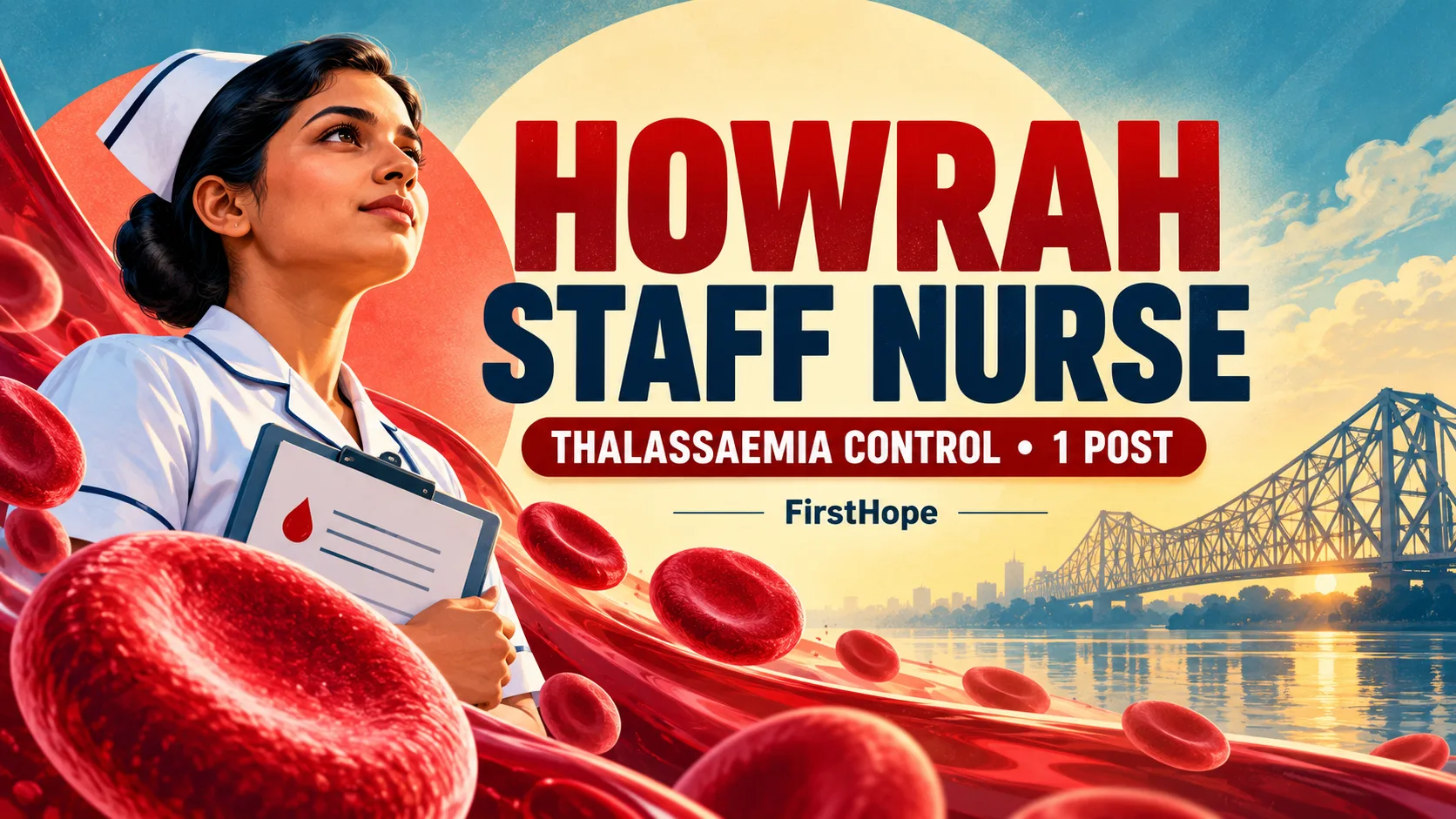 HOWRAH STAFF NURSE — THALASSAEMIA CONTROL • 1 POST. FirstHope career and exam update.