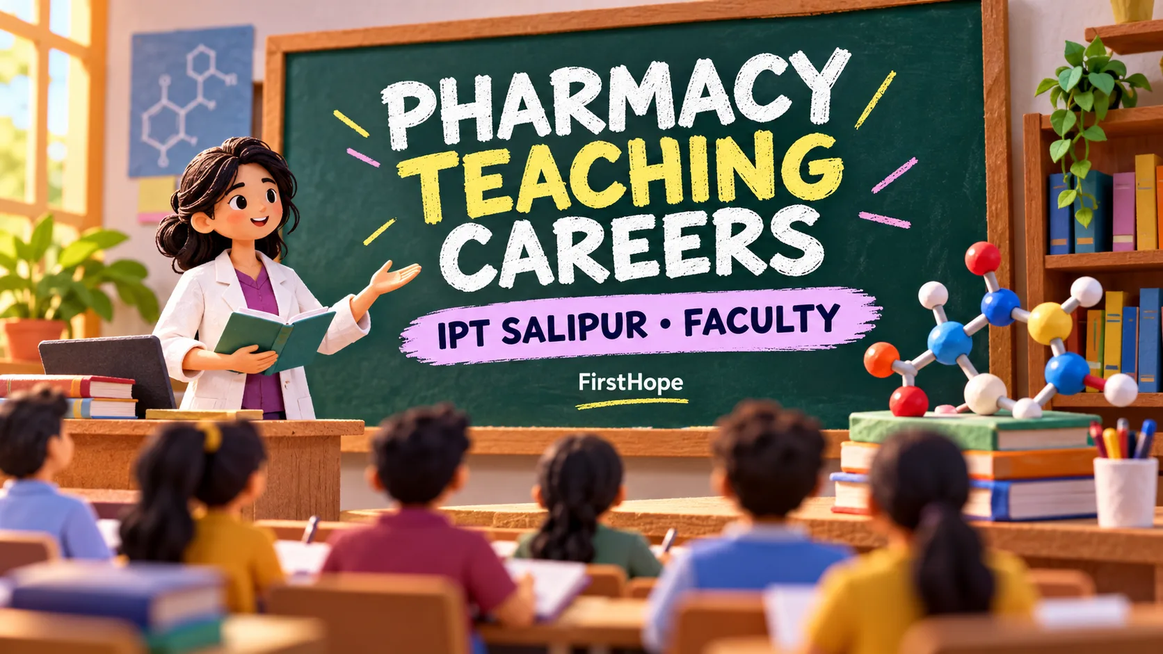 PHARMACY TEACHING CAREERS — IPT SALIPUR • FACULTY. FirstHope career and exam update.