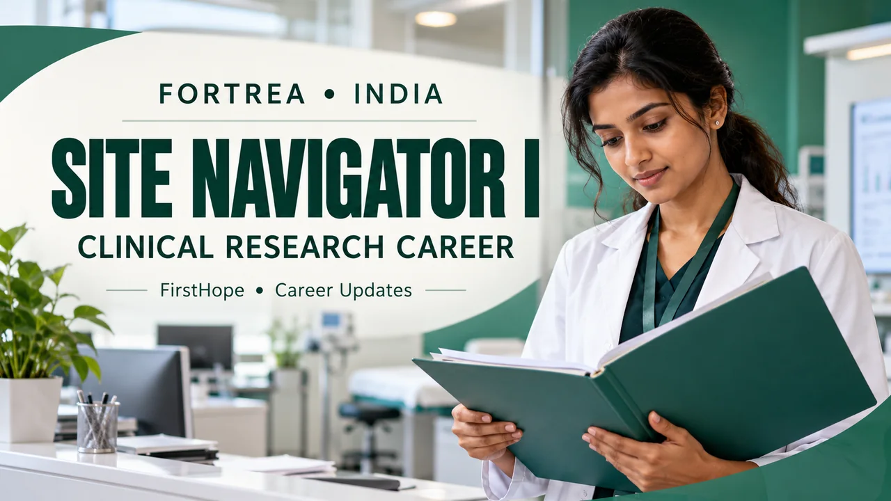 Fortrea Site Navigator I Job 2026: Clinical Research and Nursing Routes — FirstHope career update