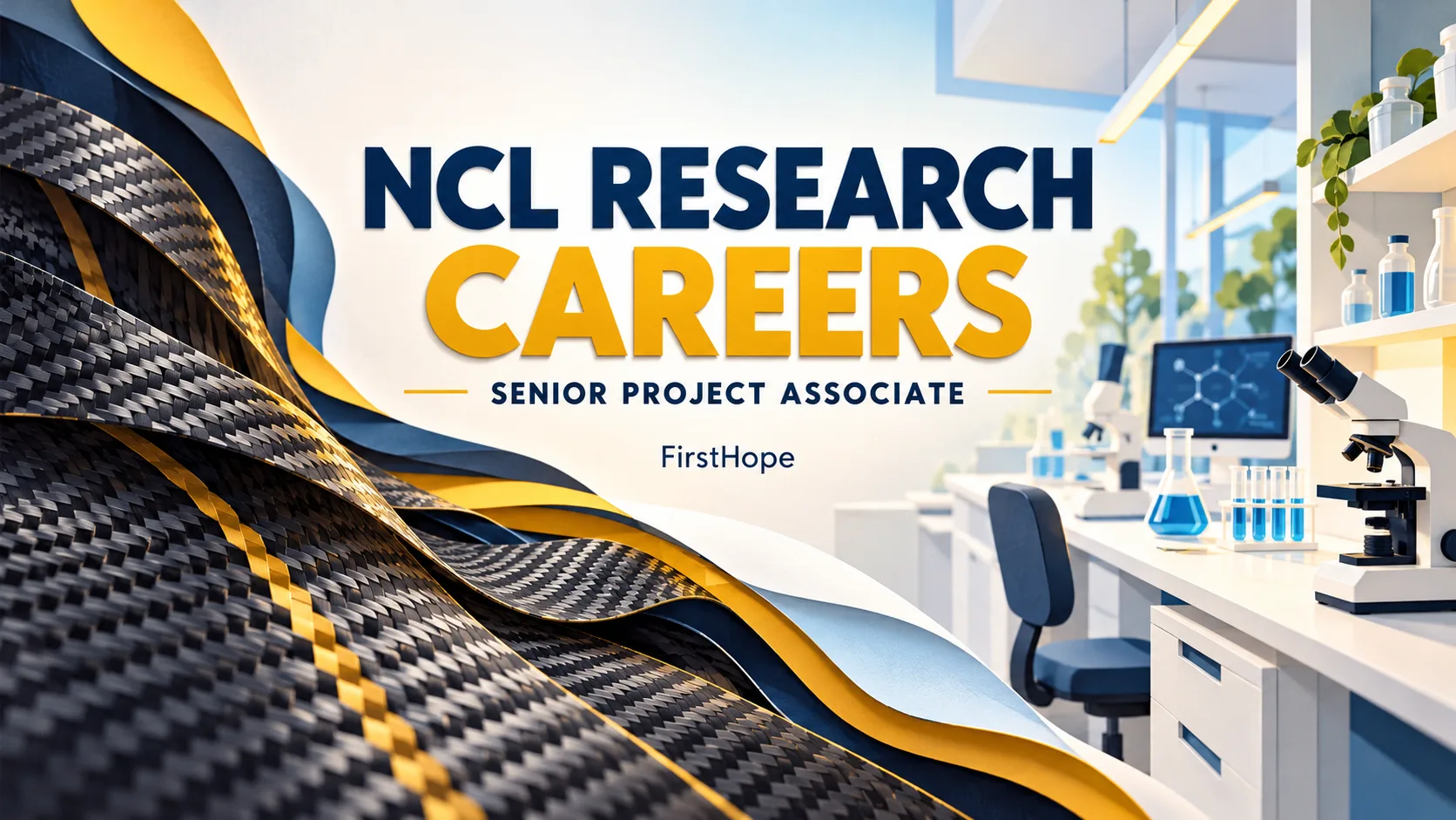 NCL RESEARCH CAREERS — SENIOR PROJECT ASSOCIATE. FirstHope career and exam update.