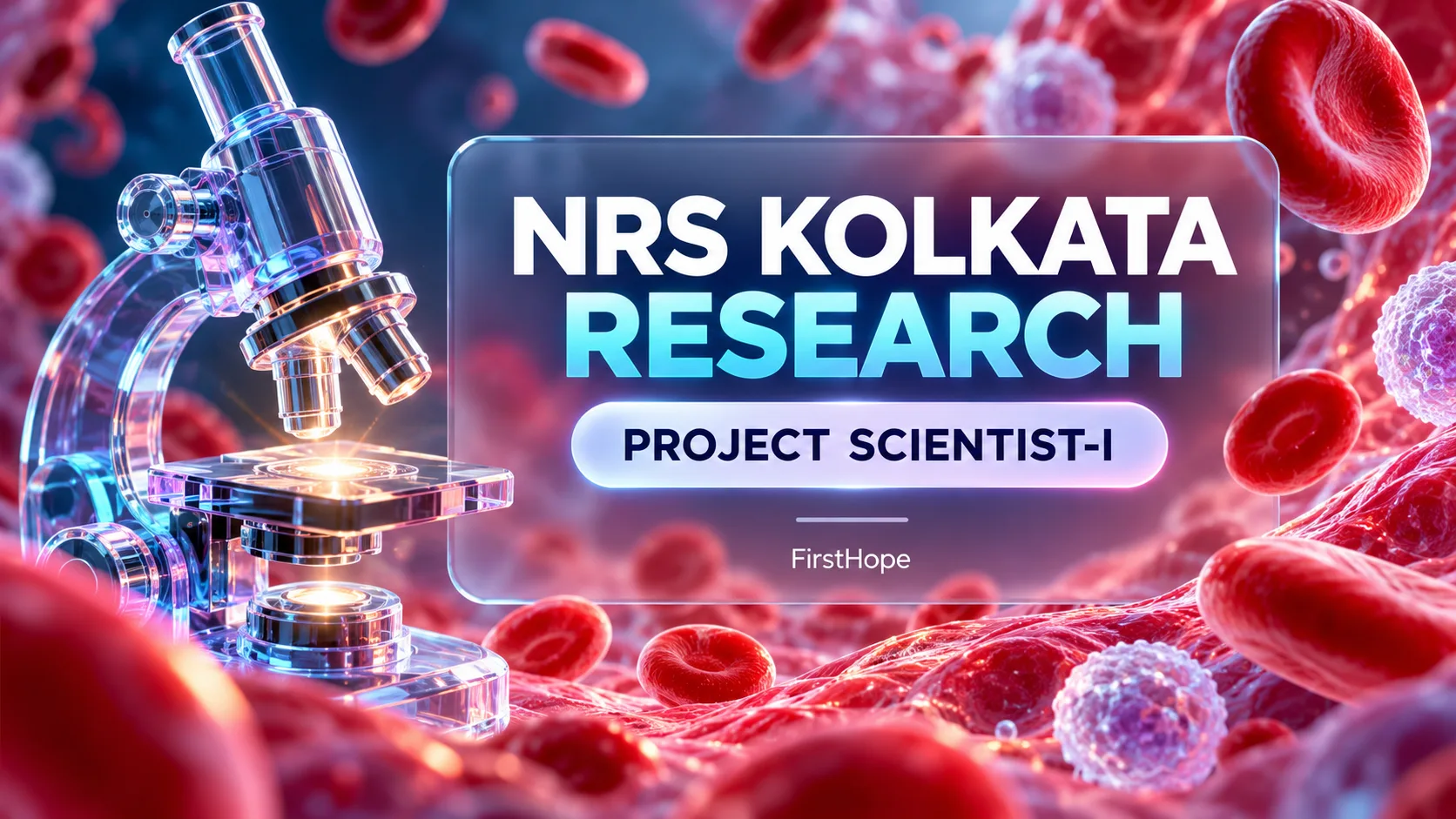 NRS KOLKATA RESEARCH — PROJECT SCIENTIST-I. FirstHope career and exam update.