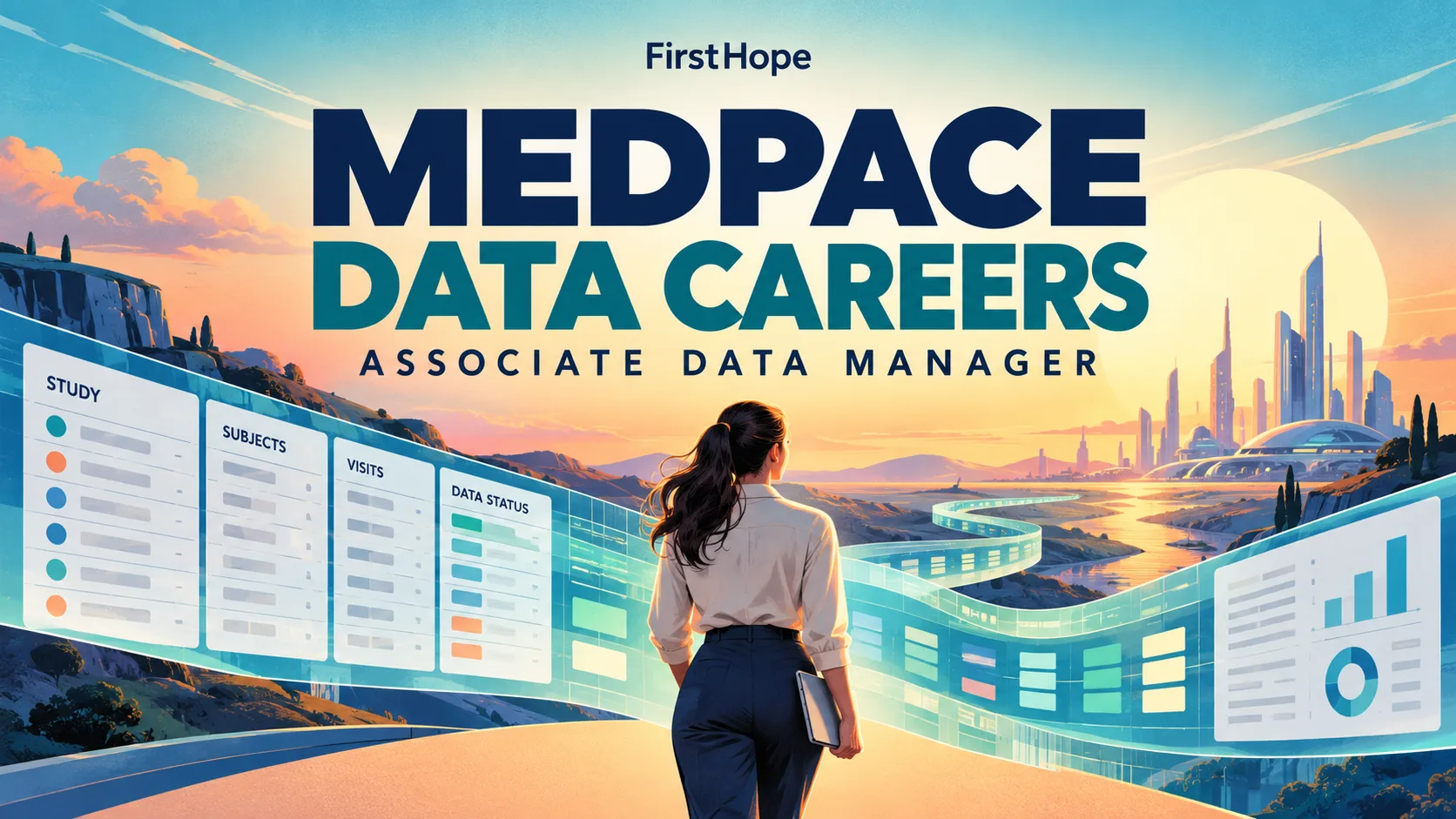 MEDPACE DATA CAREERS — ASSOCIATE DATA MANAGER. FirstHope career and exam update.