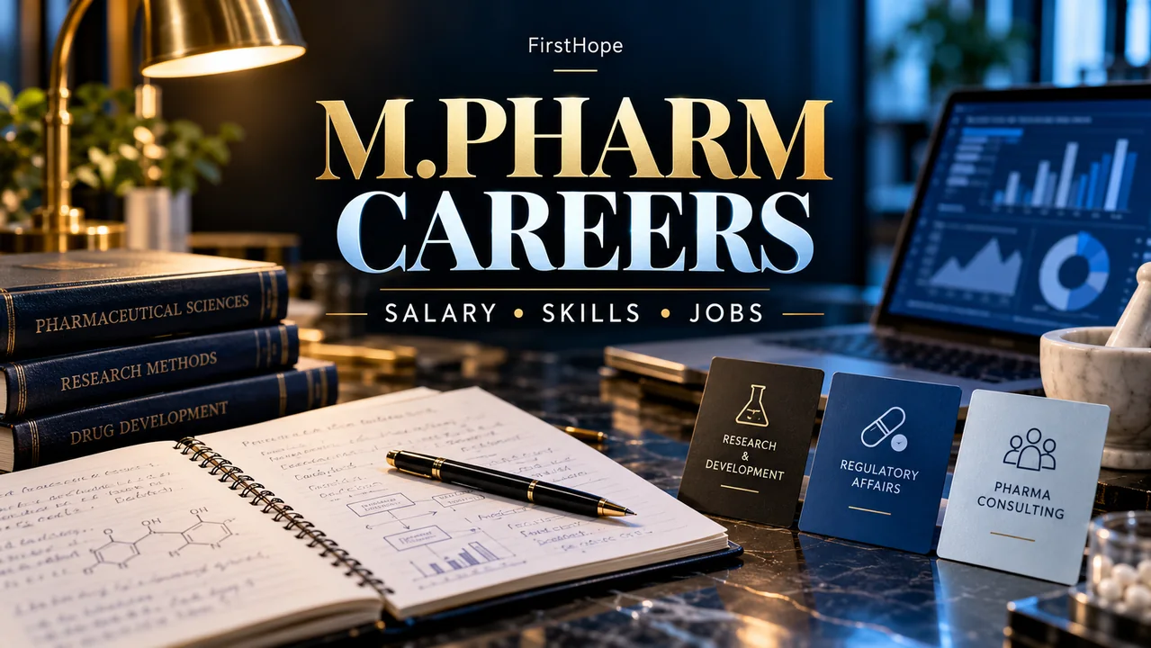M.Pharm Salary and Jobs: Roles, Skills and a Pay Example — FirstHope study and career guide.