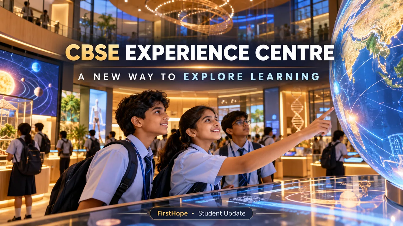 CBSE Experience Centre Visits: School Booking Opens 1 November — FirstHope student update