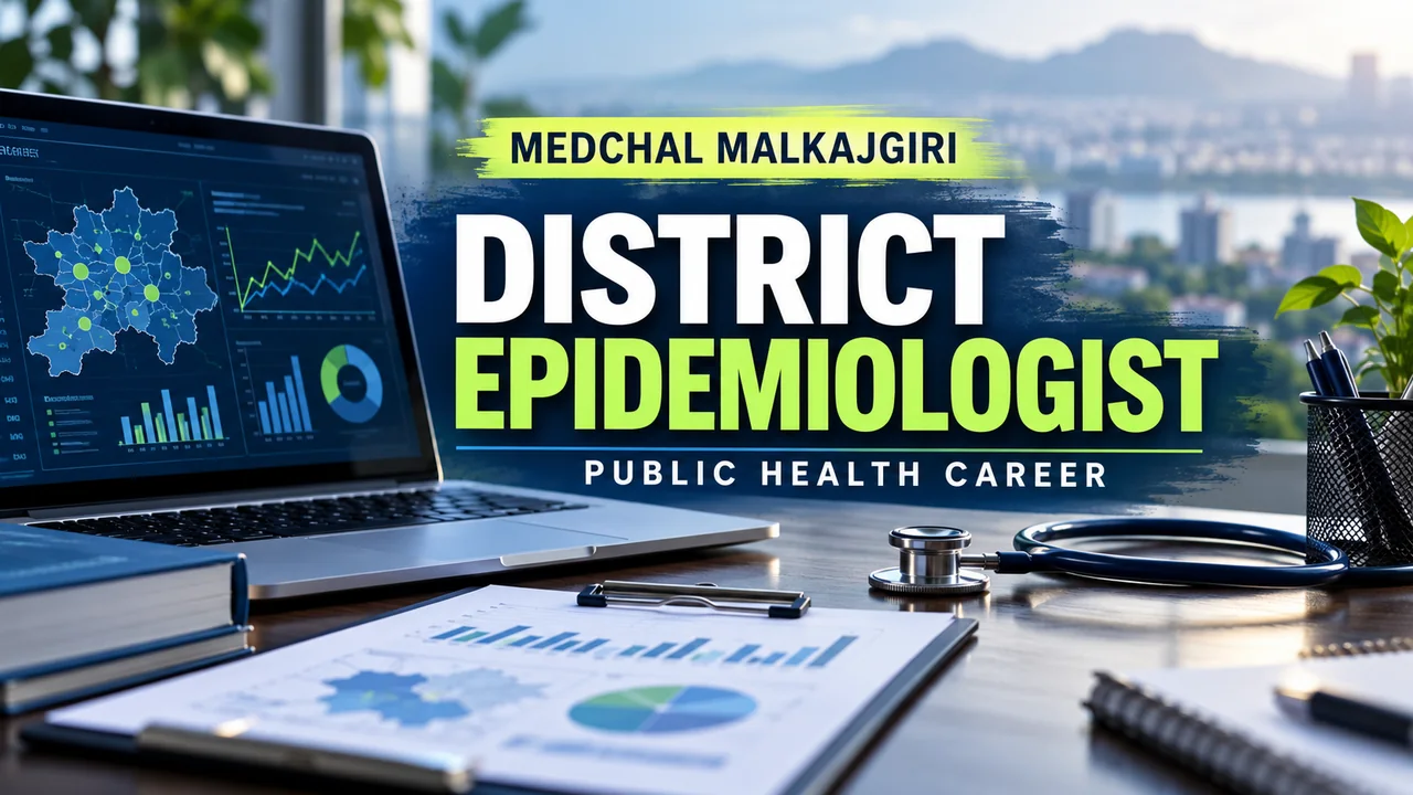 Medchal District Epidemiologist Recruitment 2026: Apply by 28 October — FirstHope career update