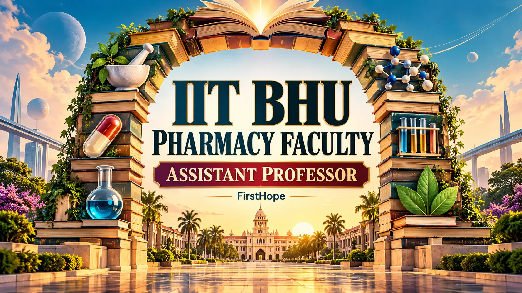 IIT BHU PHARMACY FACULTY — ASSISTANT PROFESSOR. FirstHope career and exam update.