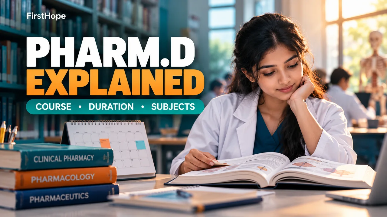Pharm.D Course Details: Duration, Eligibility and Subjects — FirstHope study and career guide.