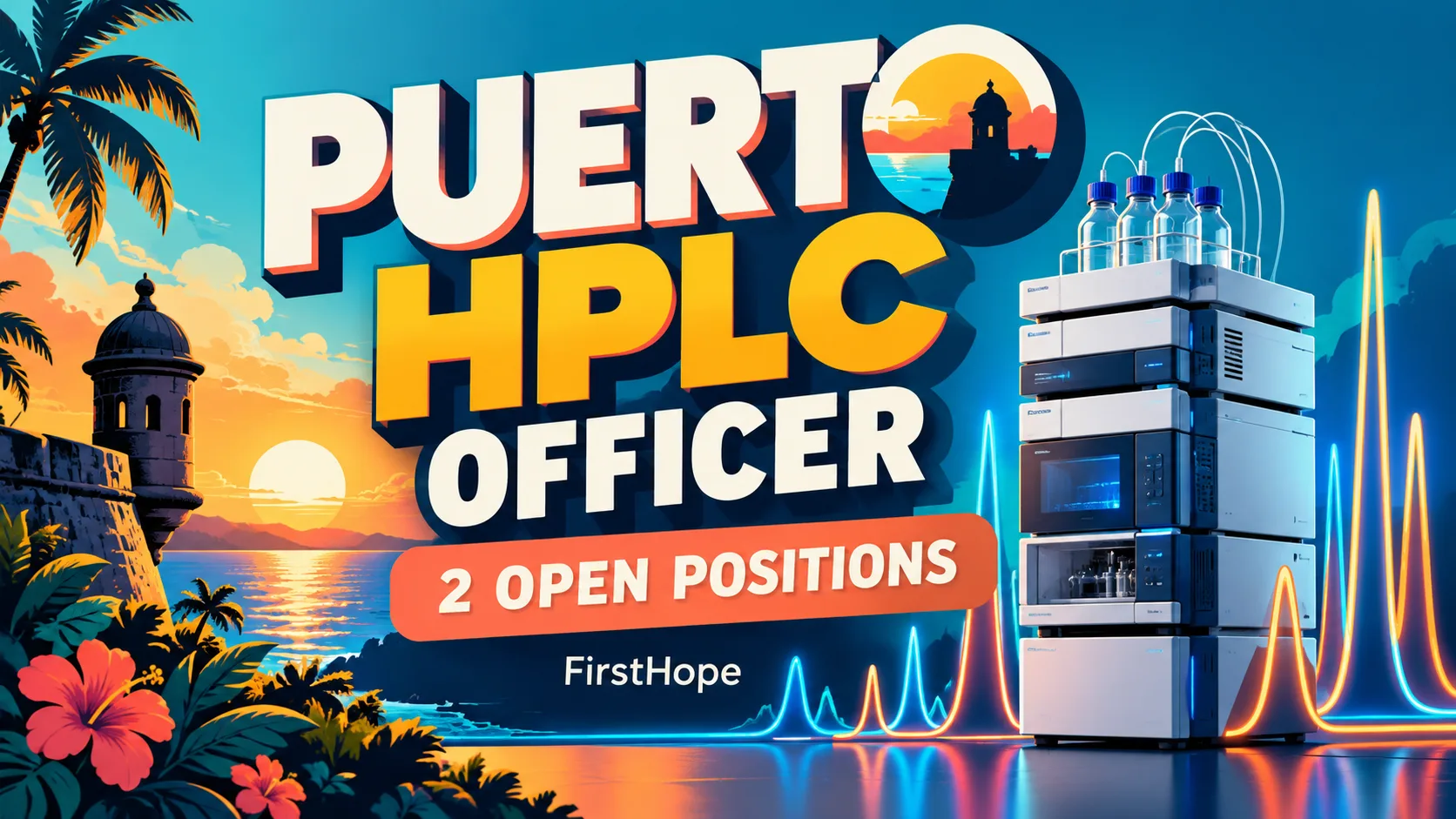 PUERTO HPLC OFFICER — 2 OPEN POSITIONS. FirstHope career and exam update.