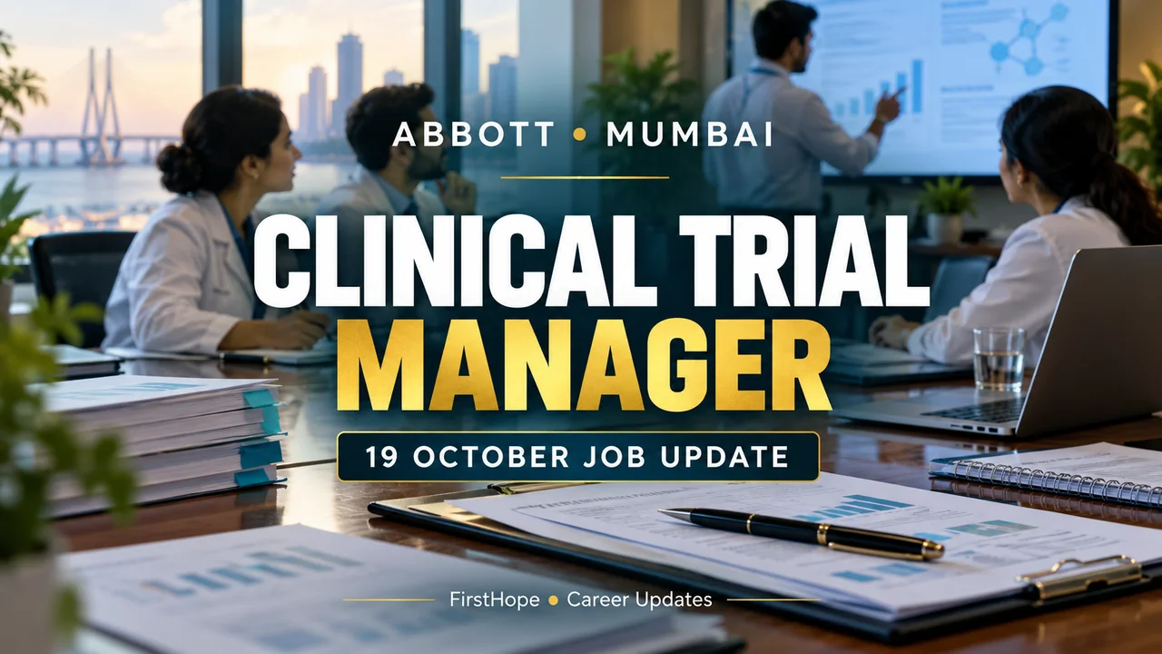 Abbott Clinical Trial Manager Job 2026: Mumbai, Apply Online — FirstHope career update