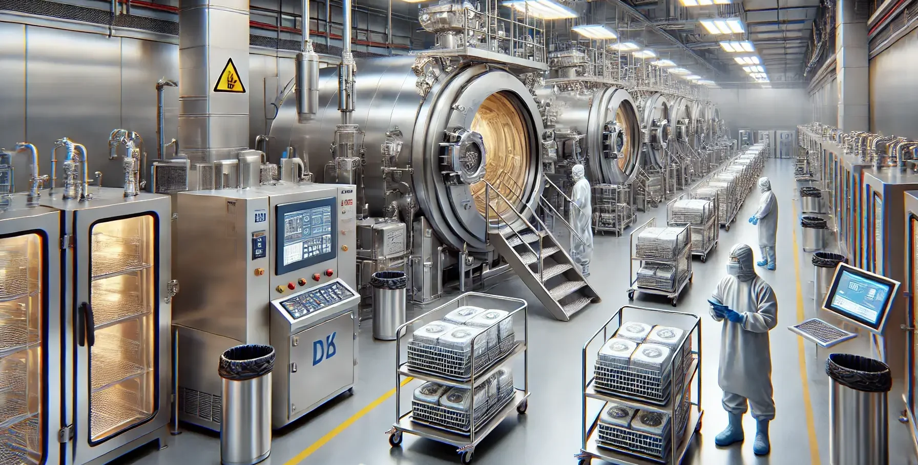 Equipment's employed in large scale sterilization