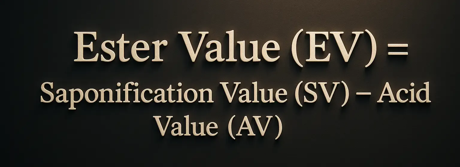 Ester Value (EV)