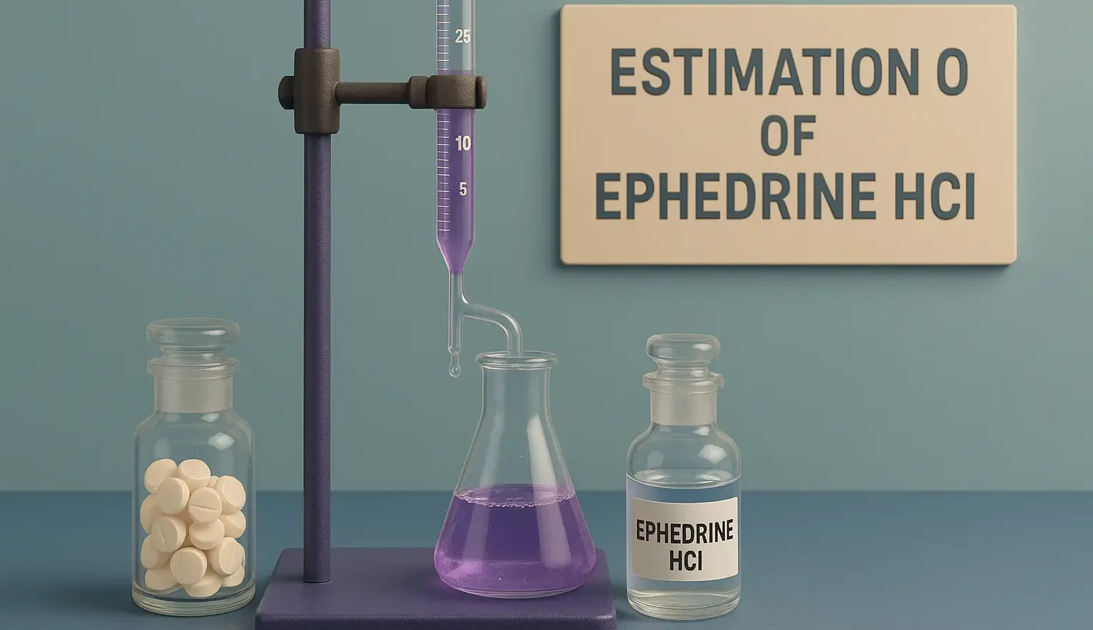 Estimation of Ephedrine HCl
