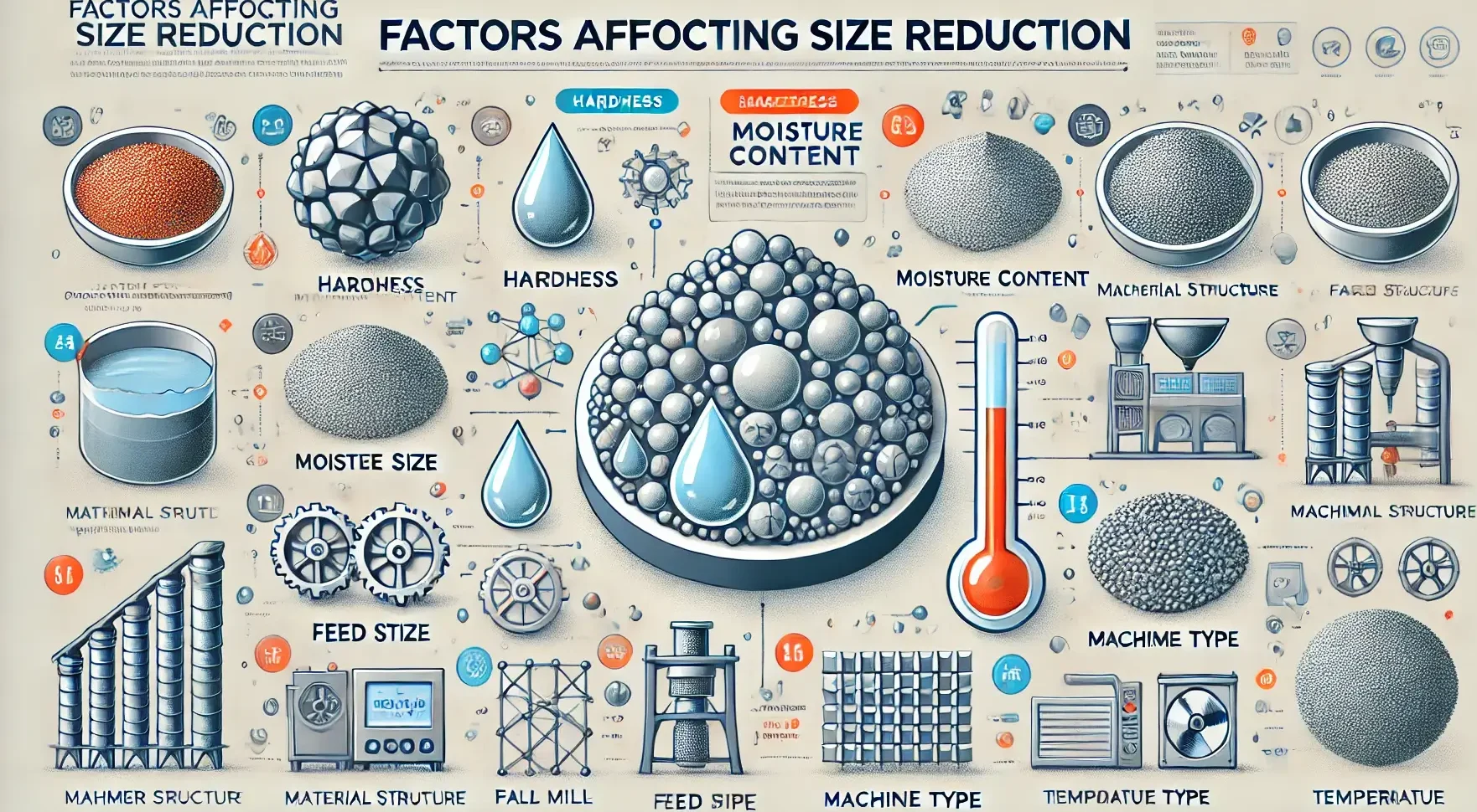 Factors Affecting Size Reduction