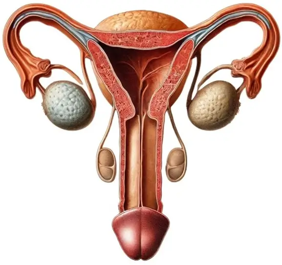 Male reproductive system of anatomy