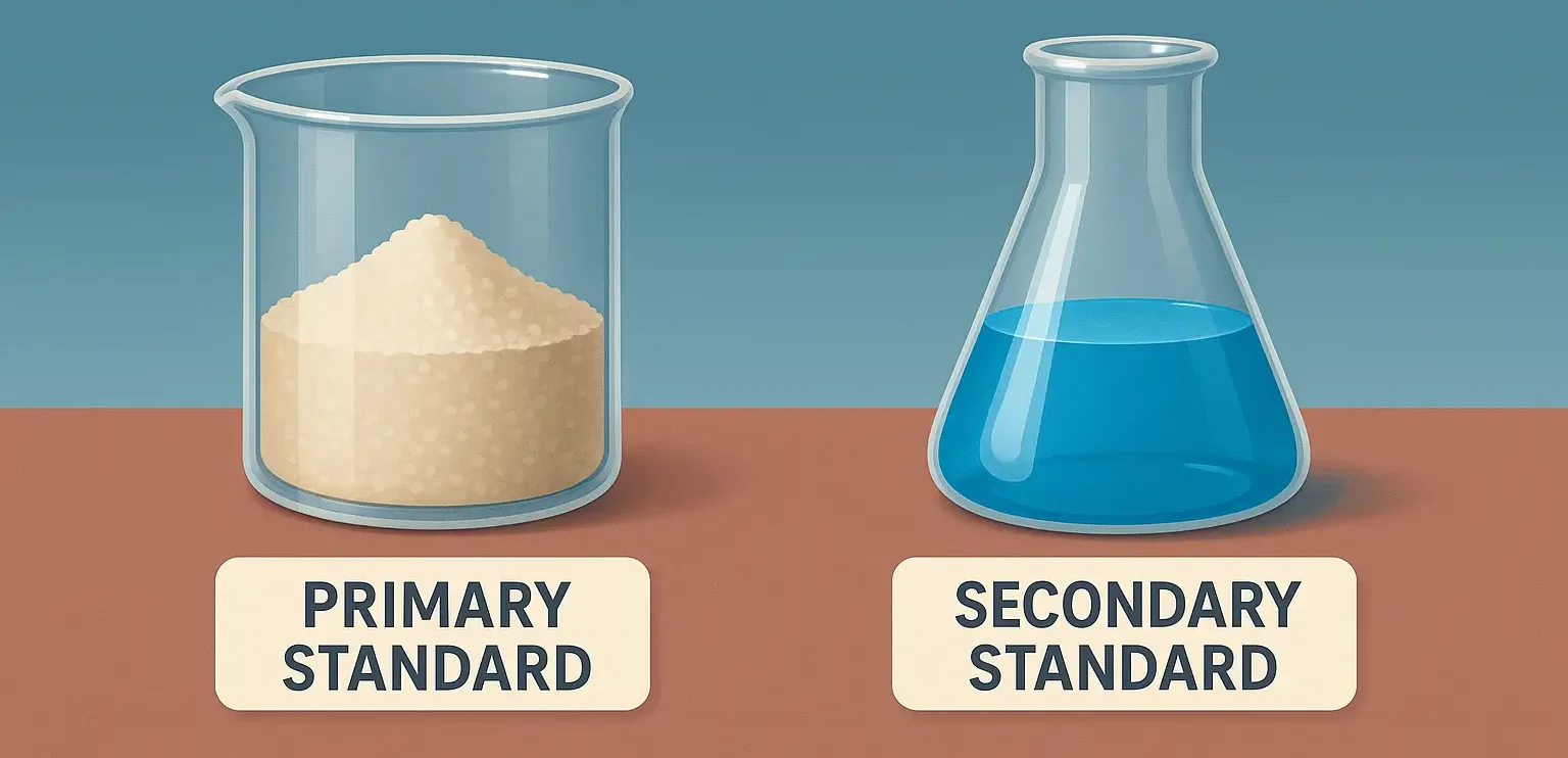 Primary and secondary standards