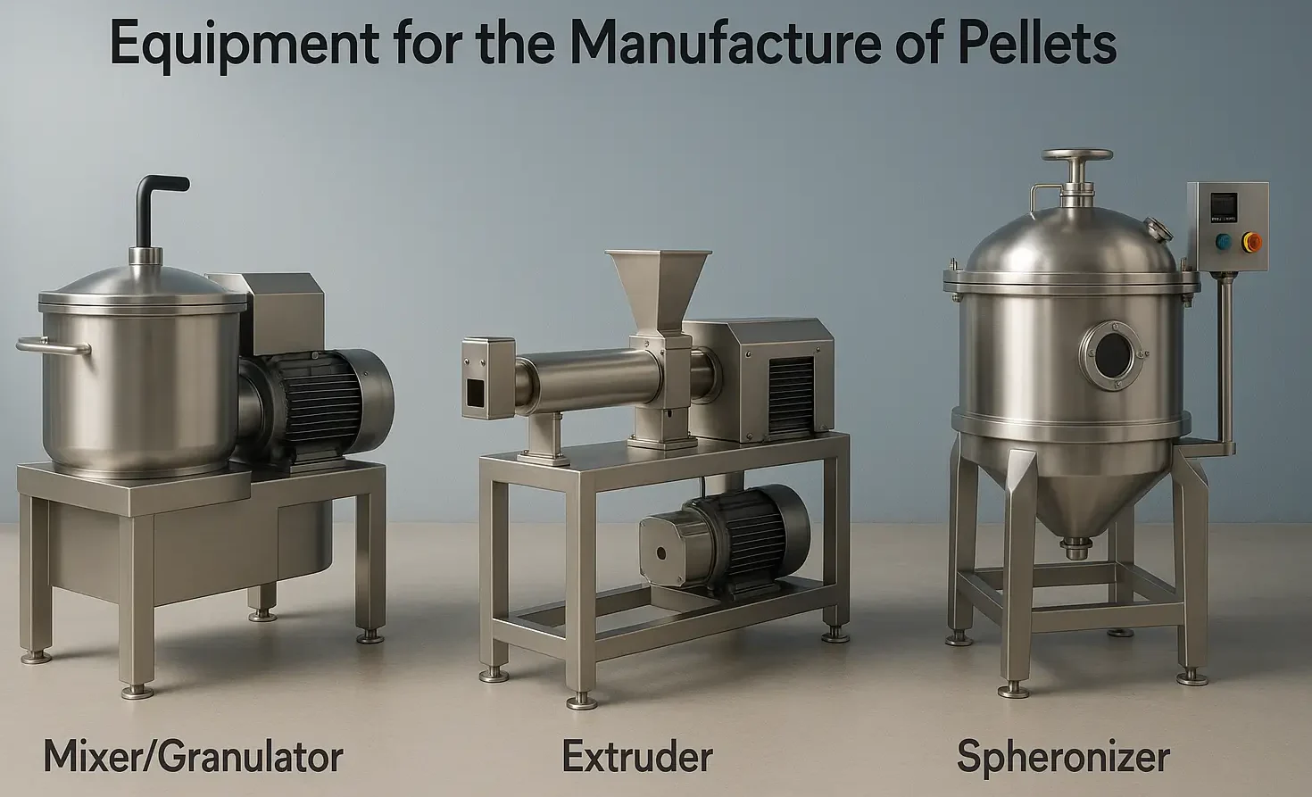 Equipment for the Manufacture of Pellets