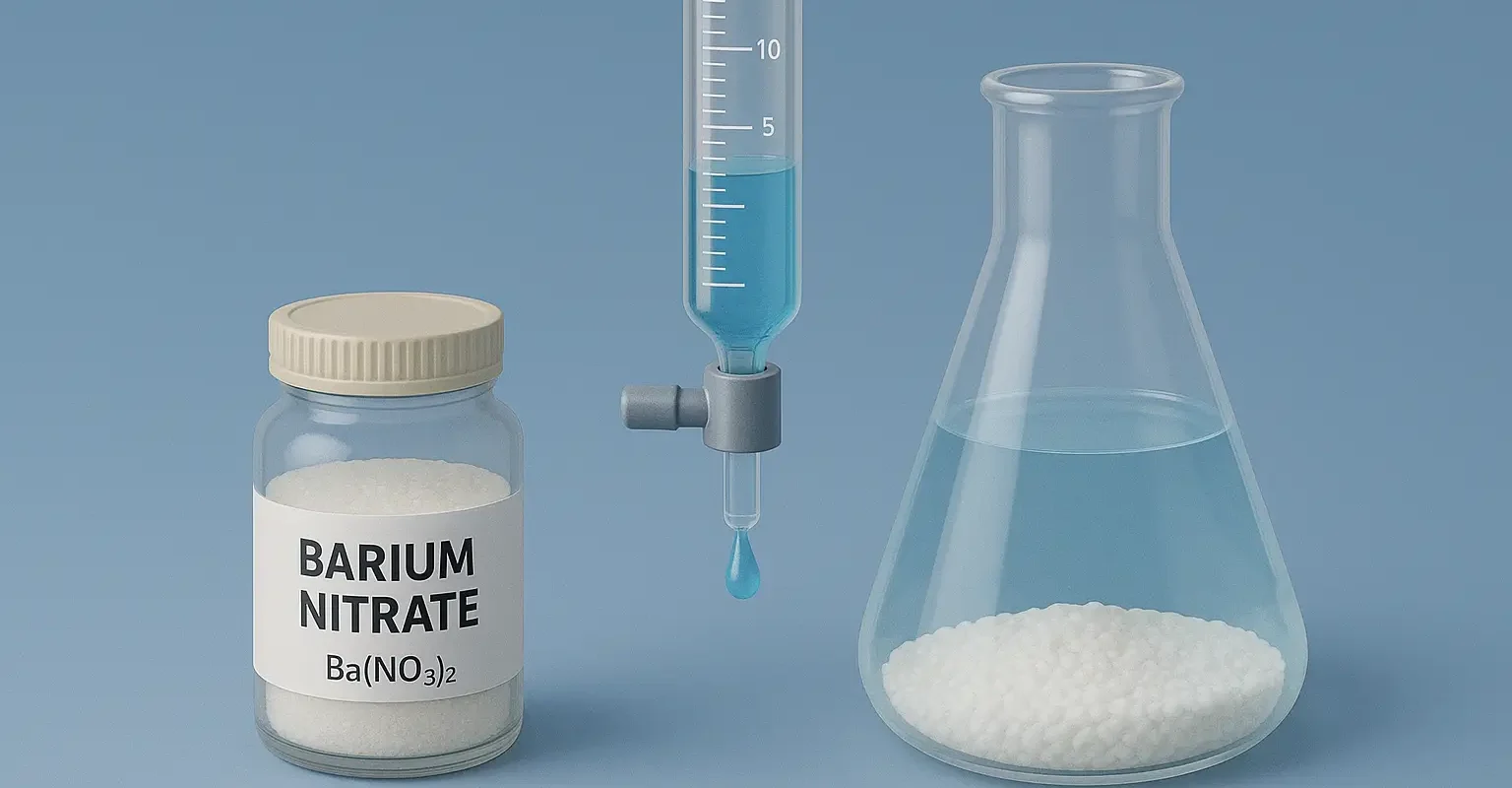 Estimation of Barium Sulfate (BaSO₄) by Gravimetric Analysis