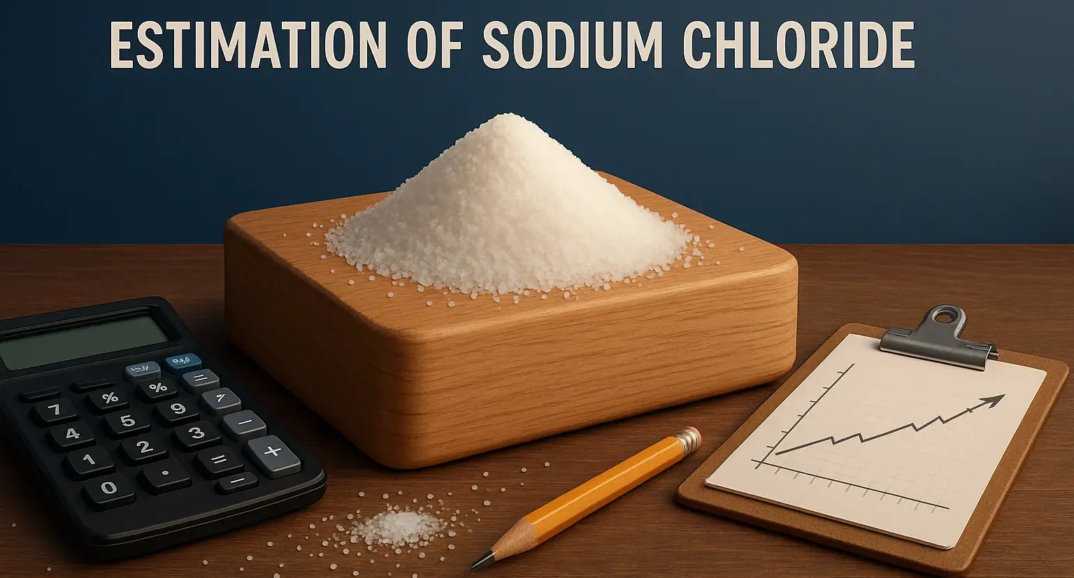 Estimation of sodium chloride