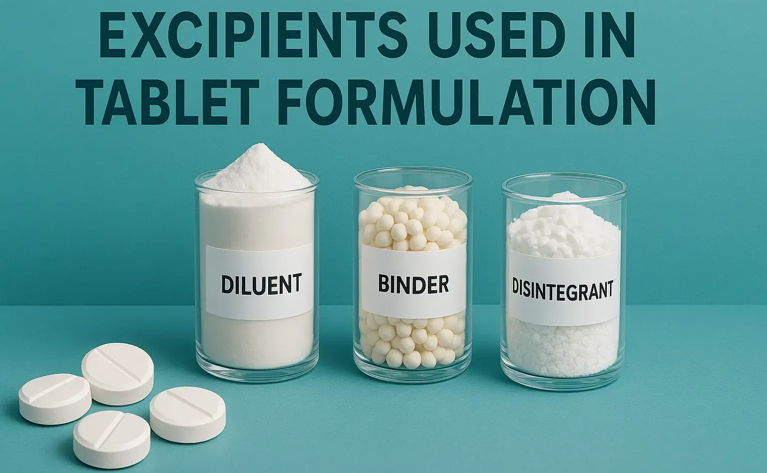 Excipients Used in Tablet Formulation