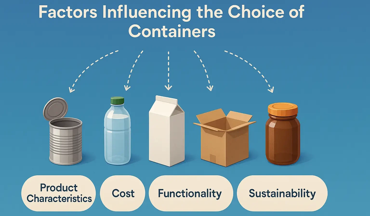 Factors Influencing the Choice of Containers
