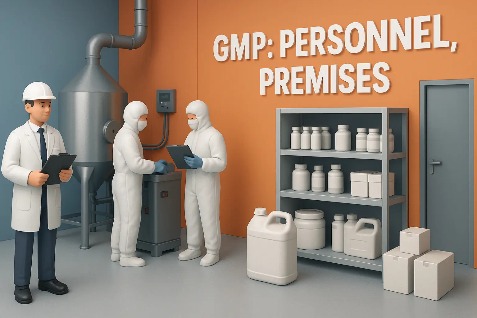 GMP: Personnel, Premises in pharmaceutical quality assurance