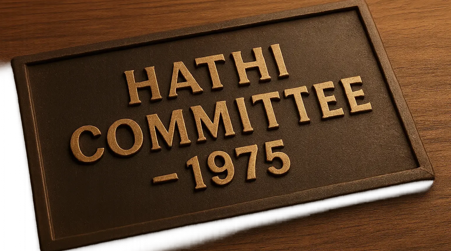 Hathi Committee 1975