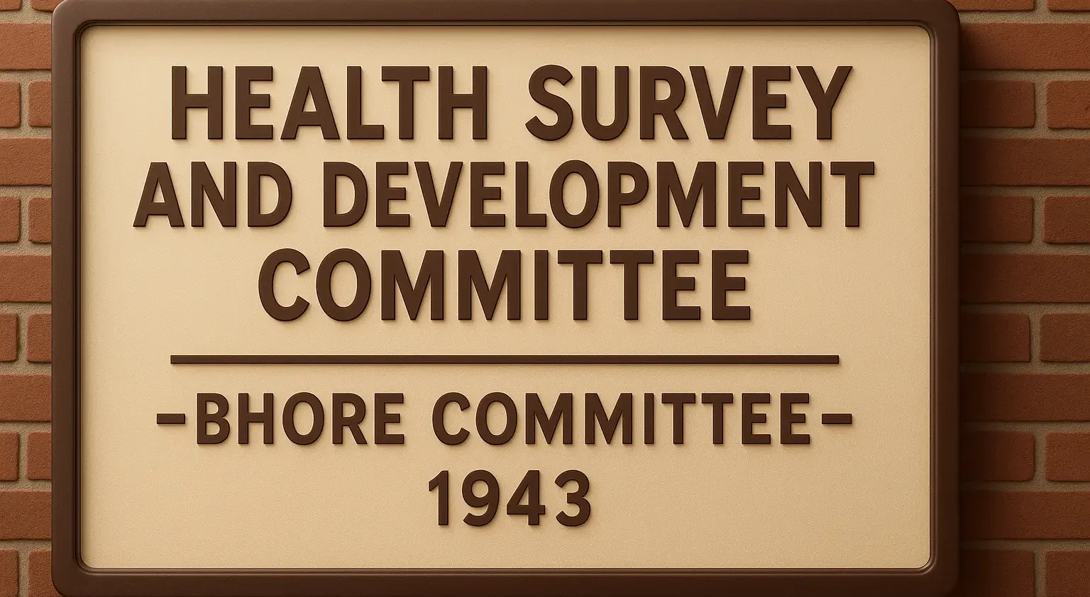 Health Survey and Development Committee 1943