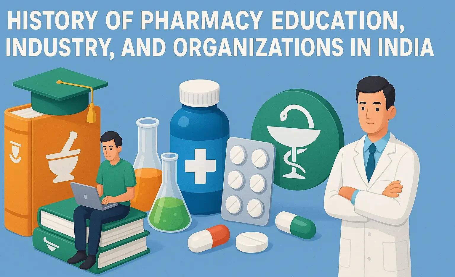 History of Pharmacy Education, Industry, and Organizations in India
