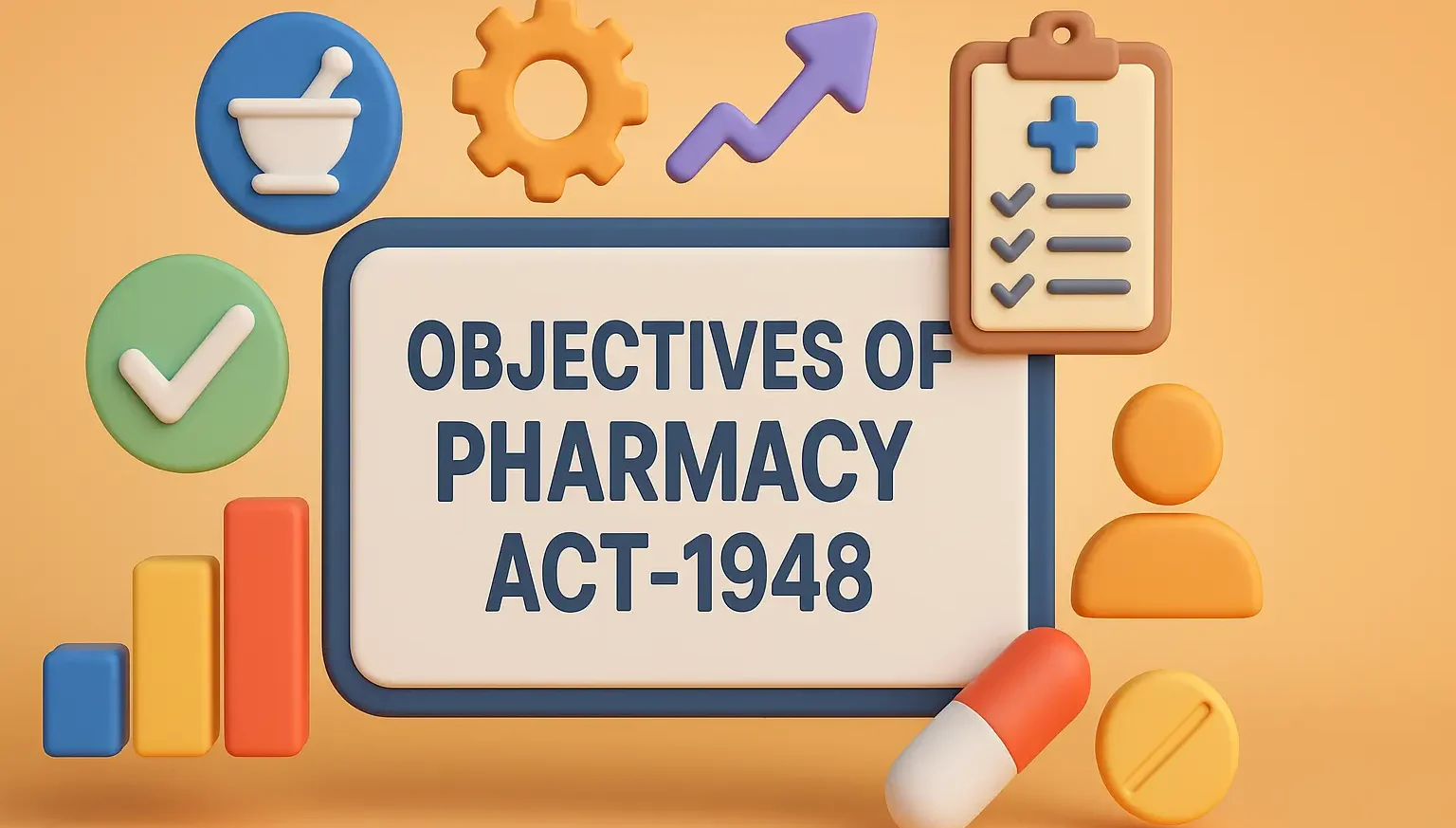 Objectives of Pharmacy Act-1948