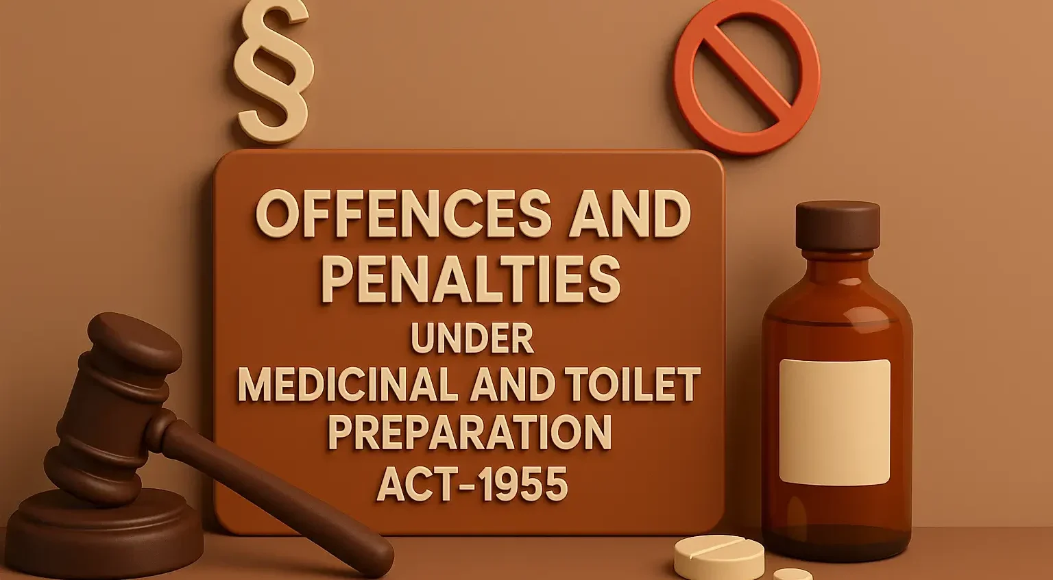 Offences and Penalties Under Medicinal and Toilet Preparation Act-1955