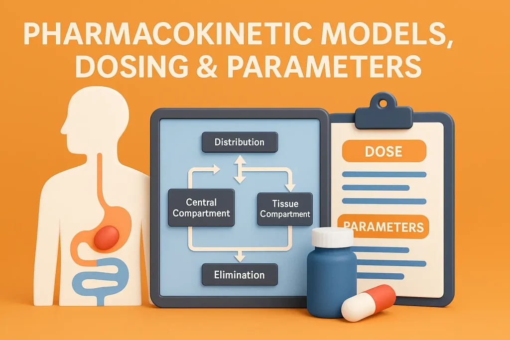Pharmacokinetics Models, Dosing & Parameters in Biopharmaceutics 