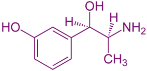 Metaraminol Structure