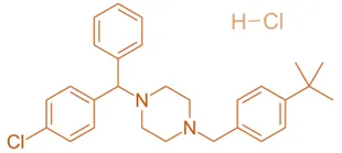 Structure of Buclizine Hydrochloride