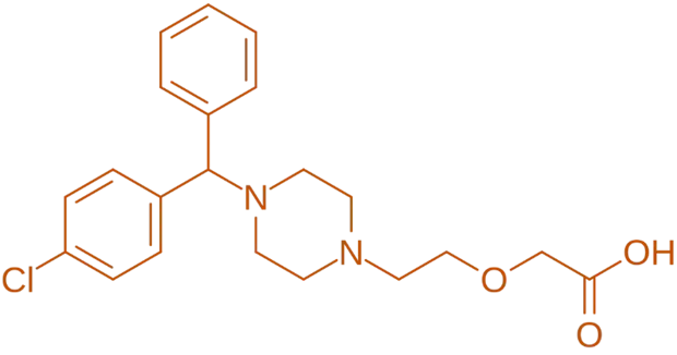 Structure of Cetirizine