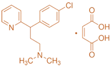 Structure of Chlorpheniramine Maleate