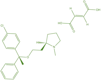 Structure of Clemastine Fumarate