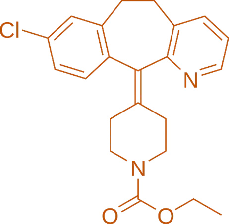 Structure of Loratadine