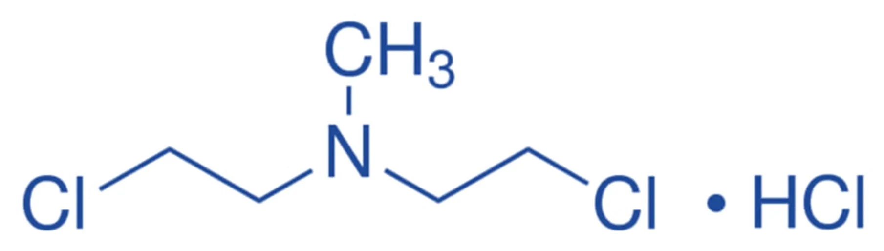 Structure of Meclorethamine
