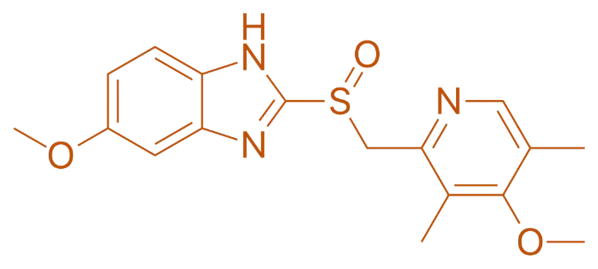 Structure of Omeprazole Structure of Omeprazole