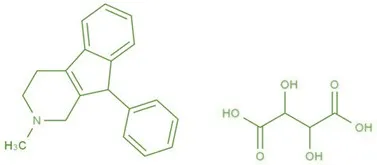 Structure of Phenidamine Tartrate Structure of Phenidamine Tartrate