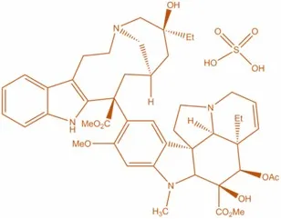 structure of Vinblastine Sulphate