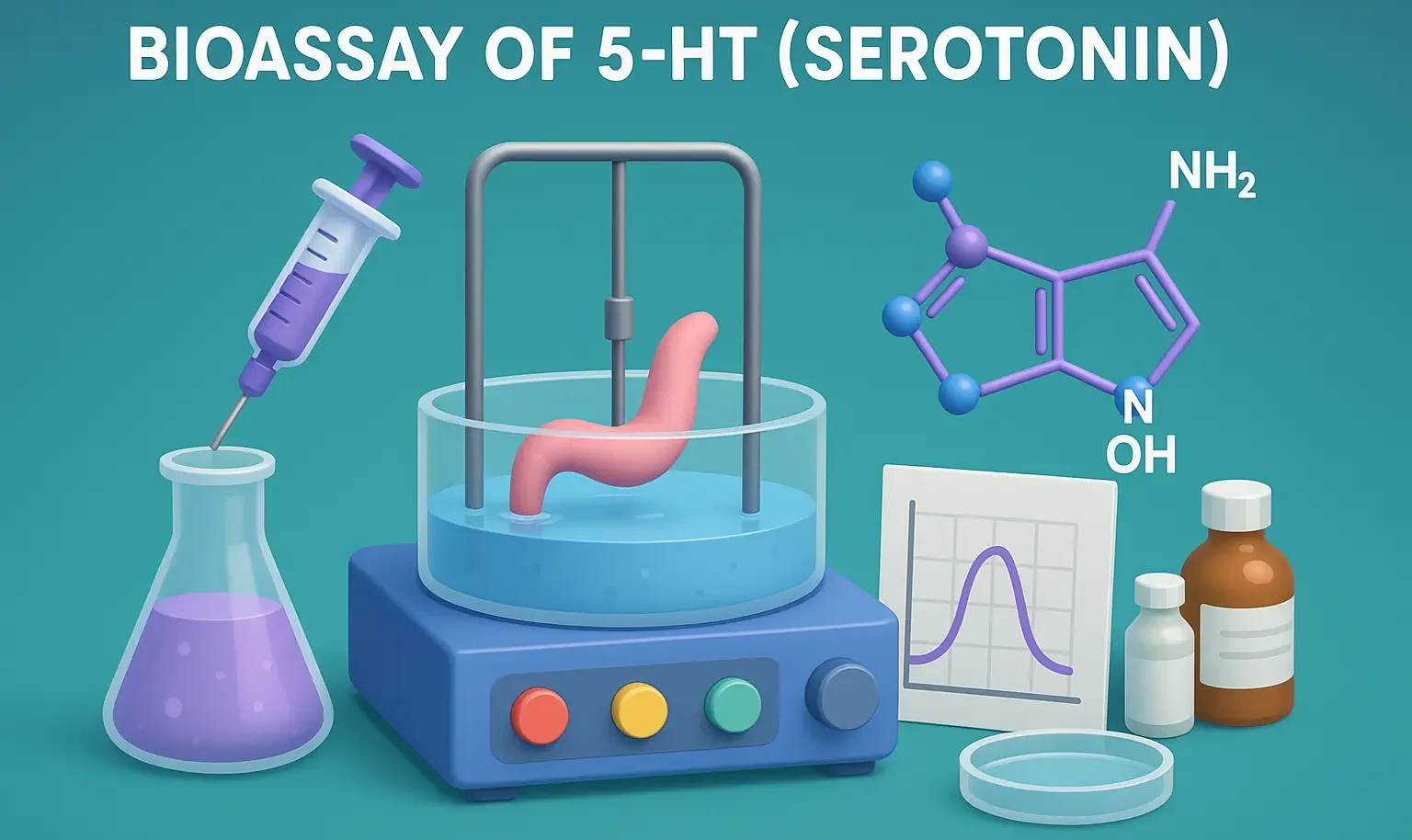 Bioassay of 5-HT (Serotonin)