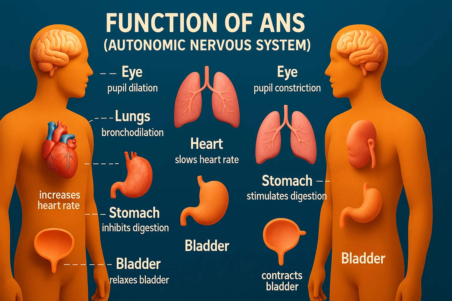 Function of ANS (Autonomic Nervous System)