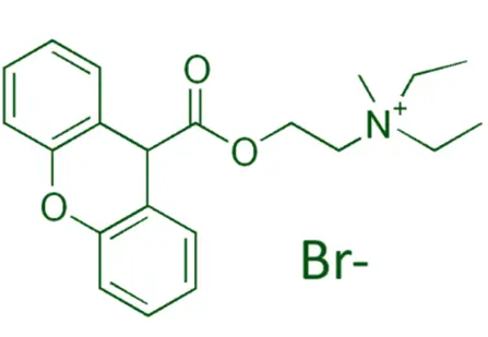 Chemical Structure of Methantheline Bromid