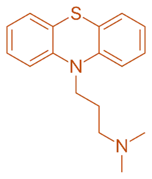 Chemical Structure of Promazine Hydrochloride