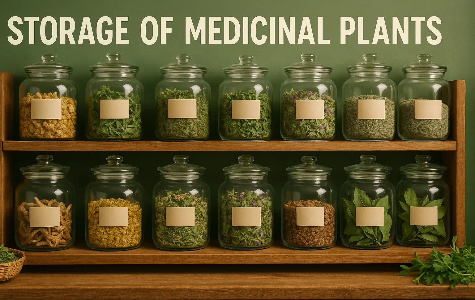 Storage of Medicinal Plants