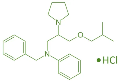 structure of Bepridil Hydrochloride
