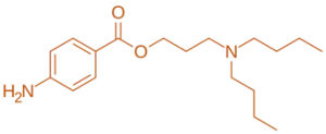 Structure of Butacaine