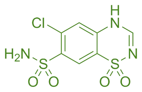 structure of Chlorthiazide structure of Chlorthiazide