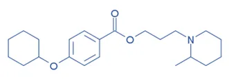 Structure of Cyclomethycaine